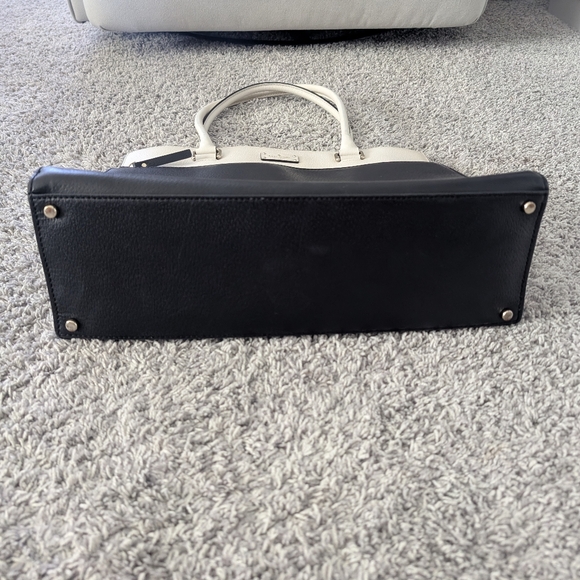 Kate Spade Grove Street Maeve Black & White Shoulder Bag Women's Tote Bag - Picture 3 of 10